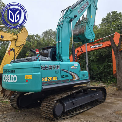 Kobelco SK200-8 Использованный экскаватор происхождение из Японии низкое потребление топлива хорошее состояние