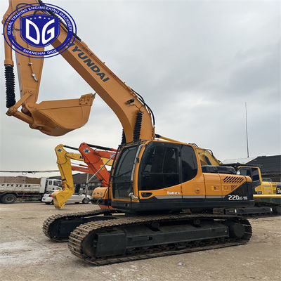 Высокая емкость Hyundai 220 20тонная подержанная экскаватор популярная модель в хорошем состоянии