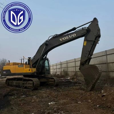 Подержанный Volvo EC480 48Тонный экскаватор для полёта Большое строительное оборудование В хорошем состоянии