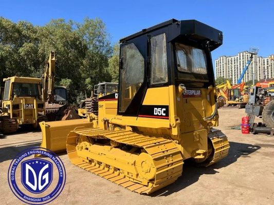D5C Использованный гусеничный дозер Гидравлический бульдозер 16 тонн