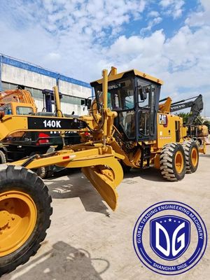 140k Caterpillar Использованный Грейдер Мощная гидравлическая машина