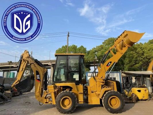 416E Caterpillar Использованный буровой погрузчик Мощный использованный буровой погрузчик гидравлическая машина