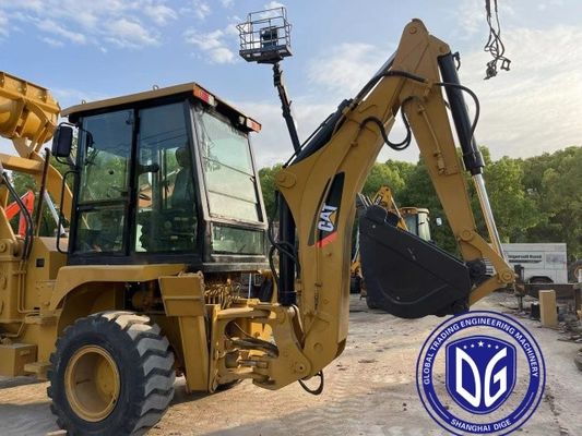 416E Caterpillar Использованный буровой погрузчик Мощный использованный буровой погрузчик гидравлическая машина