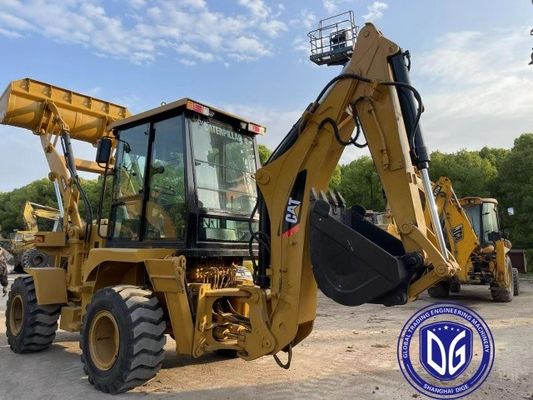 416E Caterpillar Использованный буровой погрузчик Мощный использованный буровой погрузчик гидравлическая машина