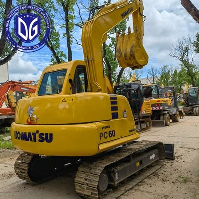 PC60-7 Использованный экскаватор Komatsu Mini Komatsu Excavator