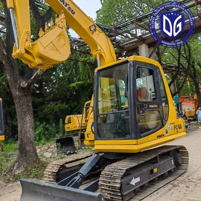 PC60-7 Использованный экскаватор Komatsu Mini Komatsu Excavator