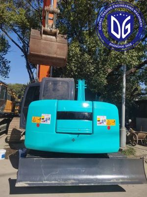 Маневренный экскаватор Sk75 Kobelco 7,5 тонн с мощной силовой установкой