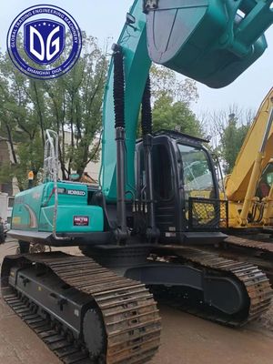 Прецизия Sk200 Использованный экскаватор Kobelco 20t с высокопроизводительной гидравлической системой