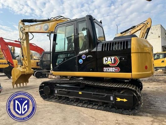 313D2GC Использованный гусеничный 13-тонный экскаватор с компактным дизайном для узких помещений