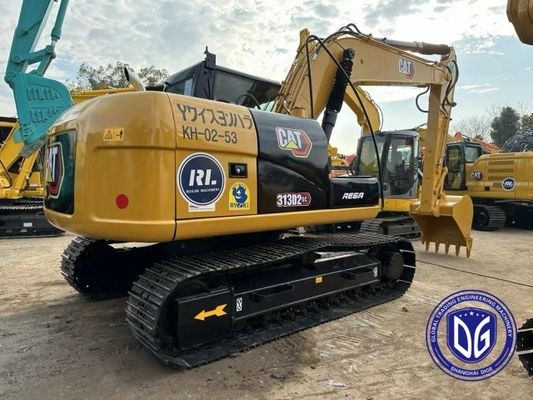 313D2GC Использованный гусеничный 13-тонный экскаватор с компактным дизайном для узких помещений