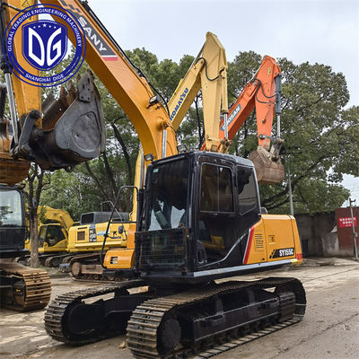 Sany SY155 15.5T Использованная экскаваторная растяжка Эффективная и энергосберегающая система питания