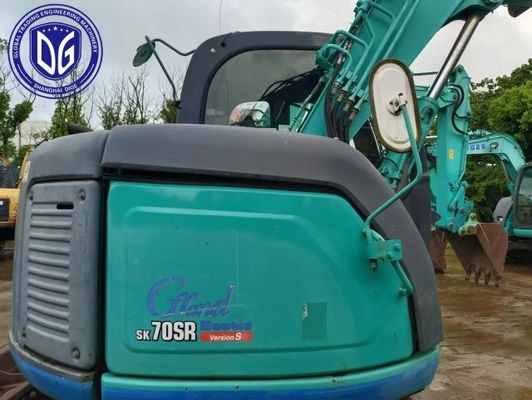 Строго настроенный экскаватор Sk70 Kobelco с эффективными системами охлаждения