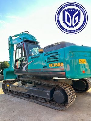 Небольшое обслуживание Sk350 Использованный экскаватор Kobelco 35 тонн