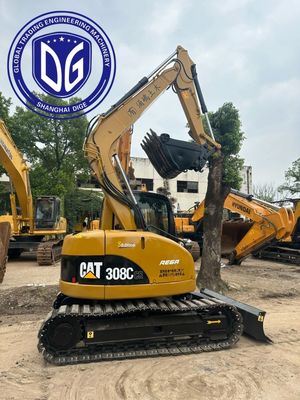Cat 308 экскаватор для продажи 308E2 Использованный Caterpillar 8-тонный экскаватор с плавным гидравлическим ответом