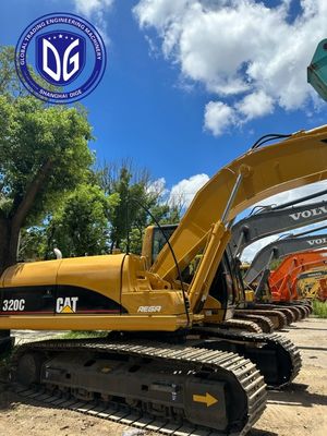 CAT 320C 20-тонный использованный экскаватор Caterpillar Crawler, ранняя модель, дешевая цена, в хорошем состоянии, в продаже