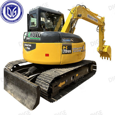 Komatsu PC78US 7,8 тонны небольшой экскаватор с высокой скоростью копания