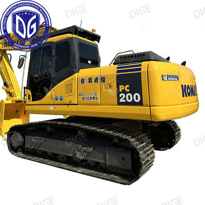 PC200-7 Использованный экскаватор Komatsu 97% Новый использованный экскаватор 20 тонн