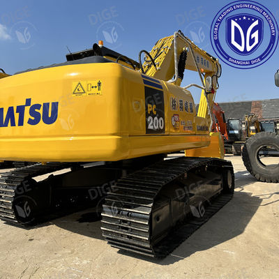 PC200-7 Использованный экскаватор Komatsu 97% Новый использованный экскаватор 20 тонн