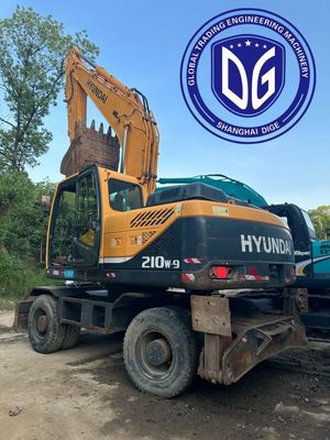 R210w-9 21 тонны использованный экскаватор Hyundai с адаптивной системой подвески