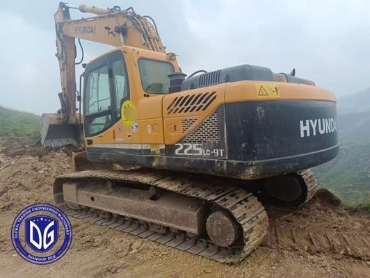 Устойчивый бывший экскаватор Hyundai 225LC-9T 22.5T