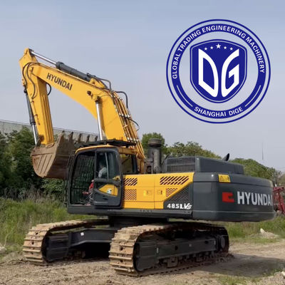 Инновационный экскаватор R485 Hyundai Used Excavator 48,5t Многочисленные функции безопасности