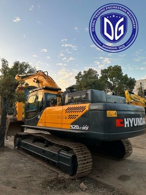 Подержанный Hyundai 520 52Ton Большой ползучий гидравлический экскаватор с передовым оборудованием