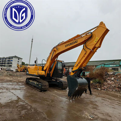 Подержанный экскаватор Hyundai 22 тонн 220LC-9S Гидравлический экскаватор с ползучей ручкой