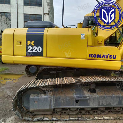 Оригинальный 22-тонный экскаватор Komatsu PC220-7 Происхождение из Японии Эргономическое управление