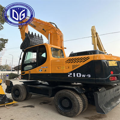 Подержанный экскаватор Hyundai Model 210W-9 оригинальный с прочными материалами
