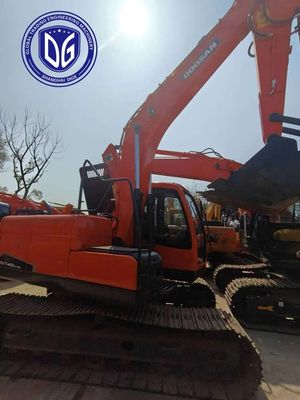 Компактный дизайн DX140 Использованный экскаватор Doosan экономичный, автоматизированное управление