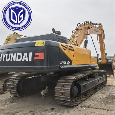 Оригинальный R485LVS Использованный экскаватор Hyundai Использованный экскаватор Crawler Рабочее состояние