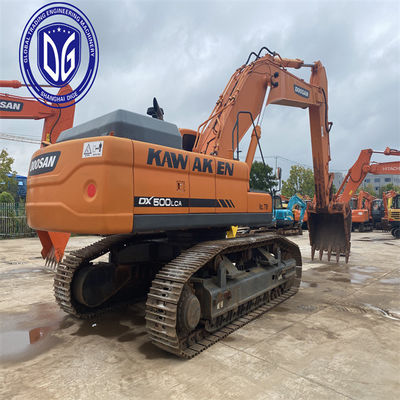 Использованный экскаватор Doosan DX500 мощностью 50 тонн с точным контролем над выработками