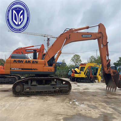 DX500 Использованный экскаватор Doosan Большой экскаватор Использованный гидравлический кралер