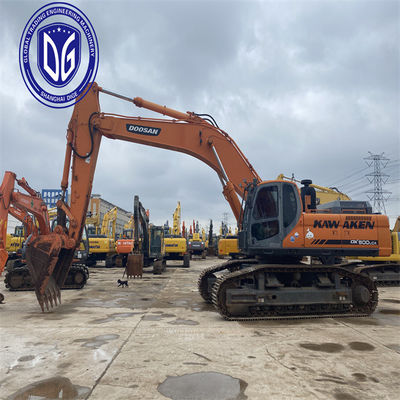 DX500 Использованный экскаватор Doosan Большой экскаватор Использованный гидравлический кралер
