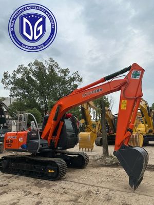 Использованный Hitachi ZX120 12 тонн экскаватор с хорошей сцеплением и тягой