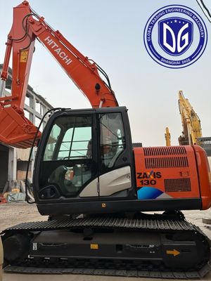 ZX130 Подержанный экскаватор Hitachi 13 тонн Crawler Подержанный экскаватор 96% Новый