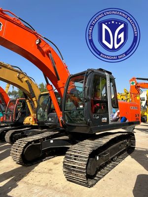 Эффективные системы охлаждения ZX200-3 Использованный экскаватор Hitachi 20T Гидравлическая экскаваторная машина