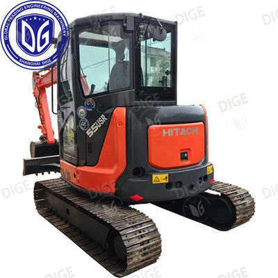 ZX55 5,5 тонны Использованный экскаватор Hitachi Совершенно компетентный легкий грузовой эксплуатации