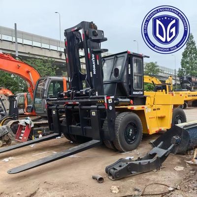 Минимальное износ FD150 Использованный вилочный погрузчик Komatsu 15 с высокими производительностью