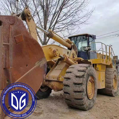 Происхождение Япония CAT988H Подержанный загрузчик Caterpillar CAT988H Загрузчик подержанный Caterpillar Гидравлический загрузчик CAT988H