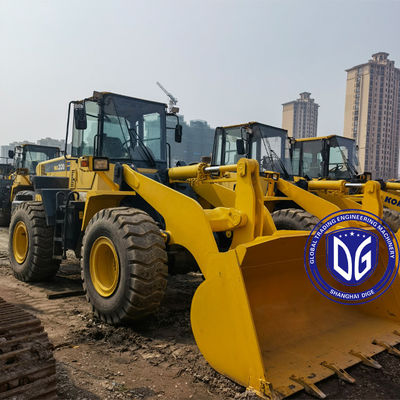 Передний загрузчик Использованный загрузчик Komatsu WA320-5 Оригинальный сберегающий труд ограниченный запас