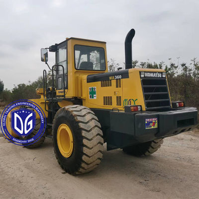 Передний загрузчик WA360-3 Подержанный загрузчик Komatsu Гидравлический загрузчик из Японии
