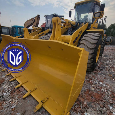 Передний загрузчик Komatsu WA470-3 Использованный загрузчик Строительное оборудование для крупной горной техники