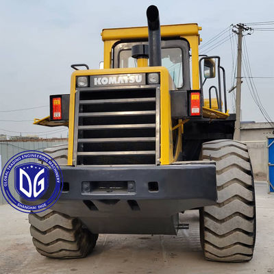 Передний загрузчик Komatsu WA470-3 Использованный загрузчик Строительное оборудование для крупной горной техники