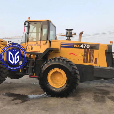 Komatsu WA470-6 Использованный погрузчик Большое строительное оборудование Оригинальное из Японии