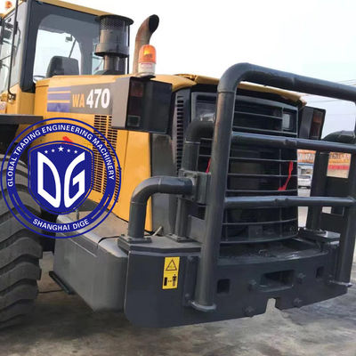 Передний загрузчик Оригинальный Komatsu WA470-6 Подержанный загрузчик в хорошем состоянии