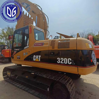 CAT320C 20Тн Подержанный Гамбурги Гидравлический экскаватор Ранняя модель готова к продаже