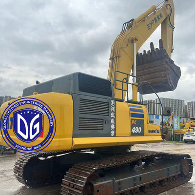Подержанный PC490 Komatsu 49Ton Crawler Гидравлический большой экскаватор В хорошем состоянии Готовый к продаже