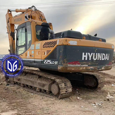 Подержанный оригинальный Hyundai 225 22,5тонный экскаватор средний экскаватор доступен сейчас