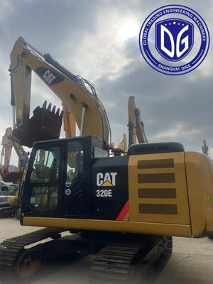 Использованный CAT320E 20тонный гусеничный полётчик Использованный экскаватор Оригинальный и плавный ход